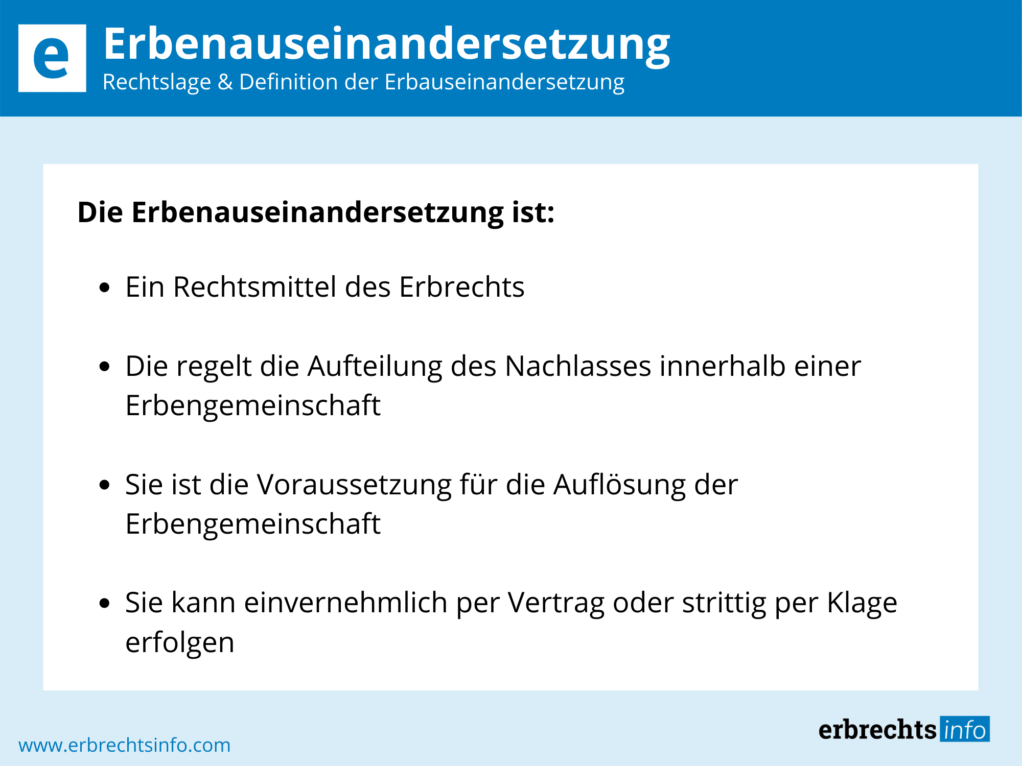 Die Erbenauseinandersetzung Rechtslage, Ablauf & Besonderheiten