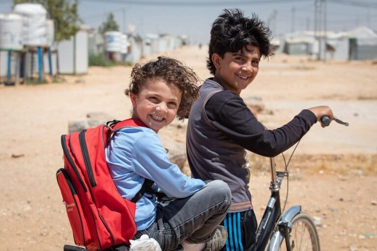 Jordan-Flüchtlingscamp save the children